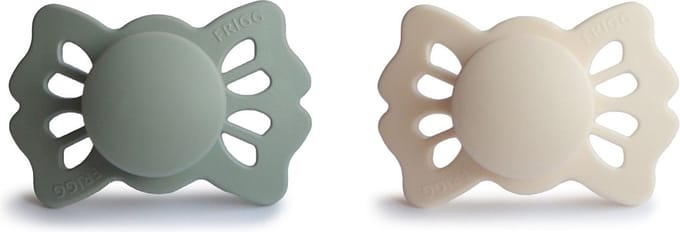 Frigg Fopspeen Lucky Cream/Sage T1 0-6mnd (2 stuks)