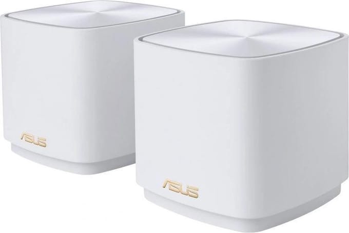 ASUS ZenWiFi XD4 Plus - AiMesh - Mesh Wifi - Wit - 2-pack - Wandmontage