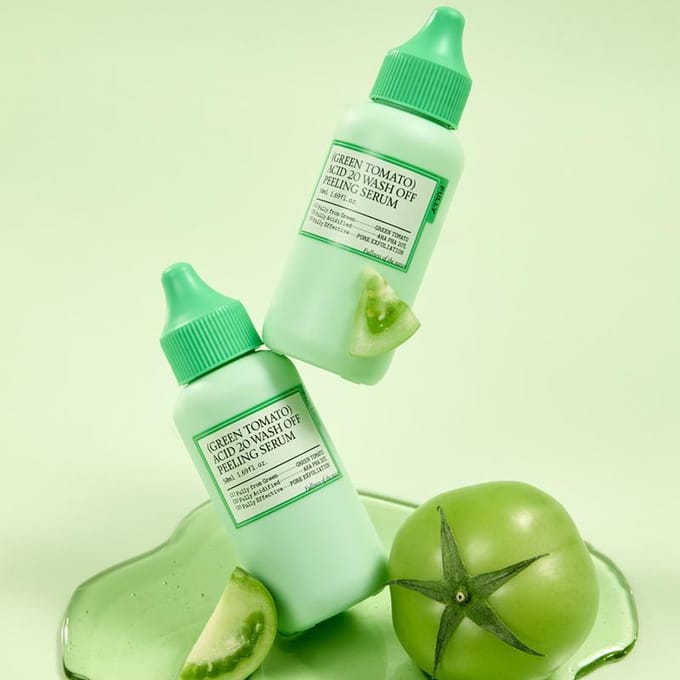 [ENTIÈREMENT] Sérum Peeling Lavable Green Tomato Acid 20 50 ml green