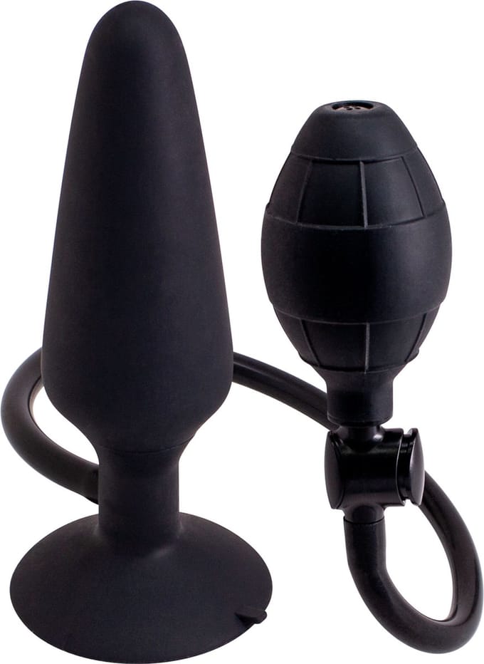 Seven Creations - Inflatable Butt Plug L - Anal Toys Buttplugs Zwart