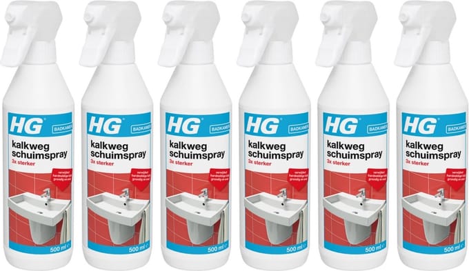 HG Kalkweg schuimspray 3x sterker 6 x 500 ml
