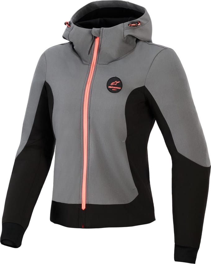 Alpinestars Stella Radium Tech Dames motorfiets zip hoodie -