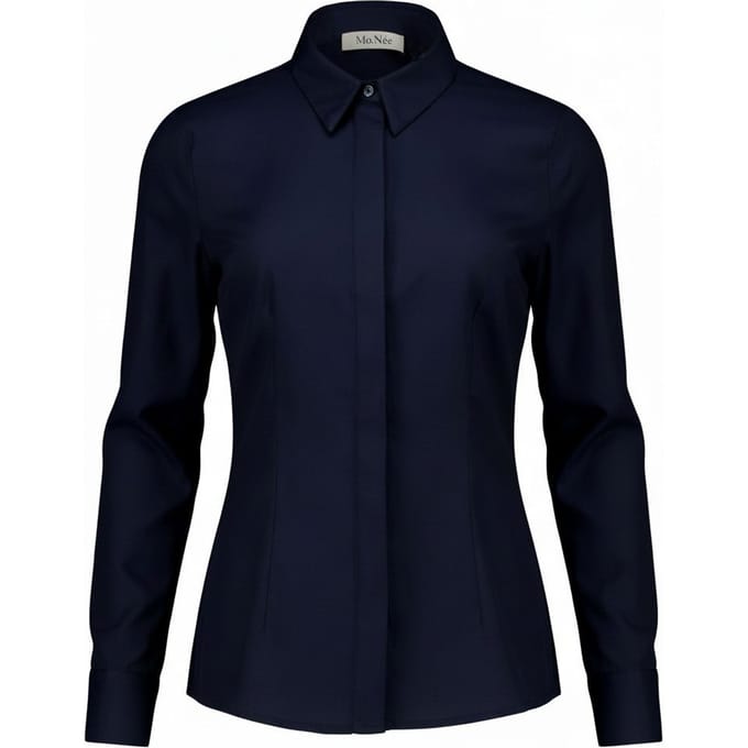 Mo.née Ec649 Blouses Donkerblauw Ec649