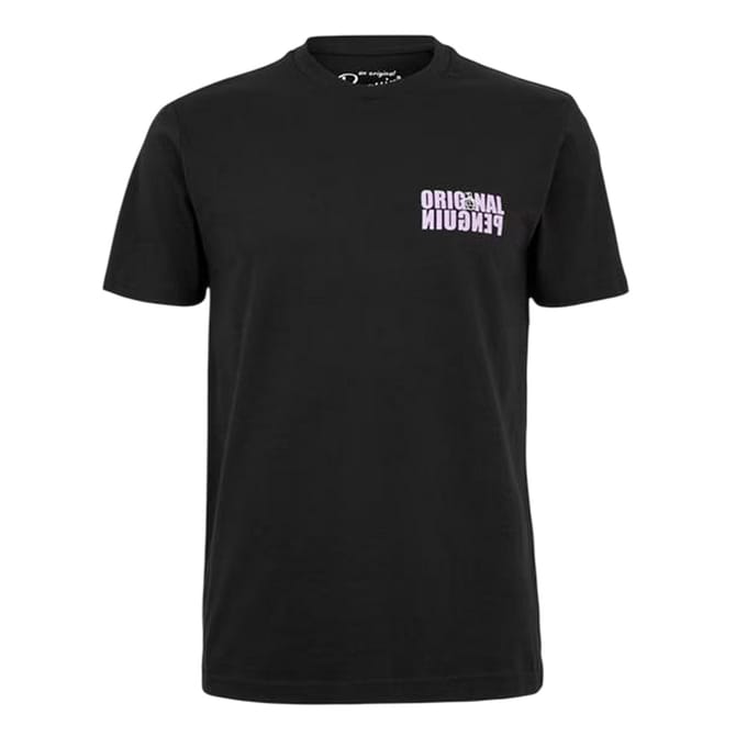 Original Penguin Herenlogo T-Shirt (Echt zwart)