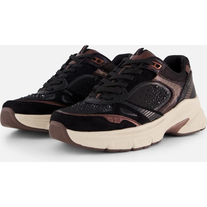 TAMARIS Core Dames Sneakers - BLACK GLAM
