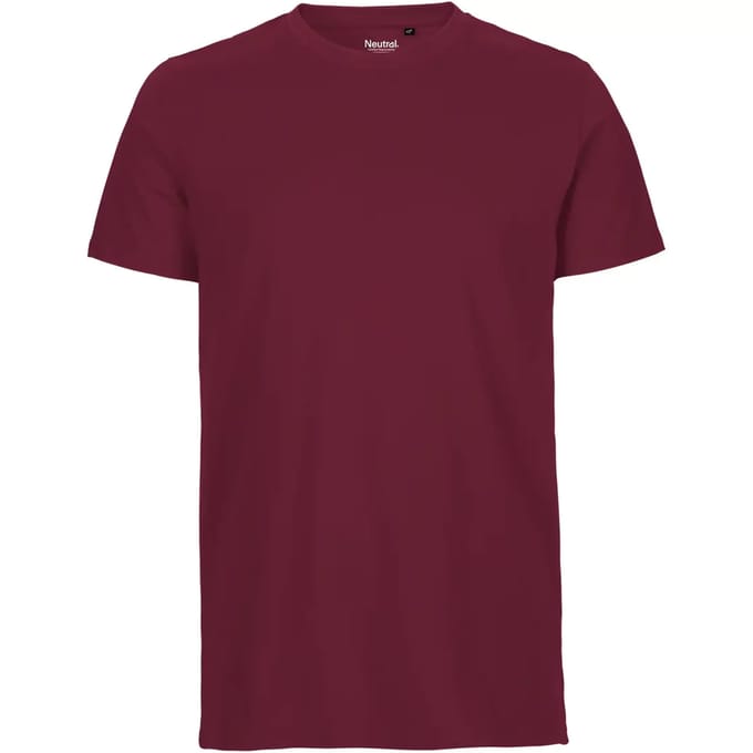 Neutral Men´s Fit T-Shirt NE61001 - Bordeaux - S