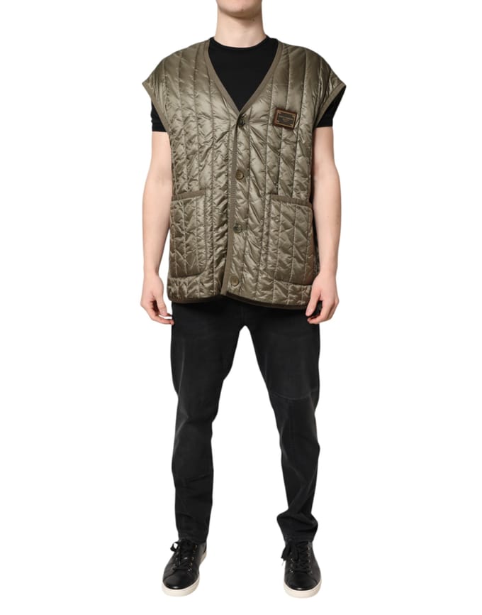 Gequilted Mouwloze Vest
