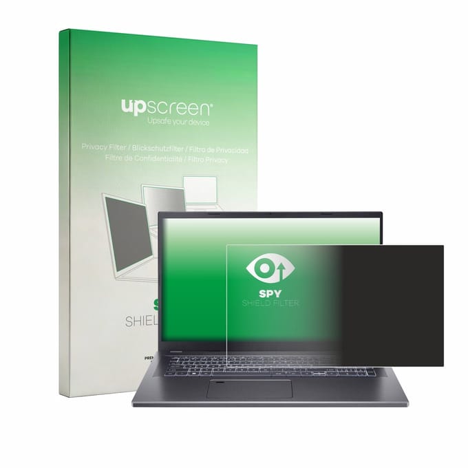 upscreen - privacyscherm voor Acer Aspire 17 A17-51 - privacy filter screenfilter Blauwlichtfilter