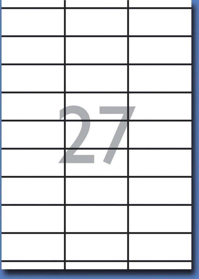 Decadry Etiketten / Labels 70 x 25 mm - 100 vel