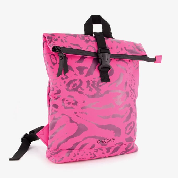Osaga rolltop rugzak waterdicht roze 8,5 liter