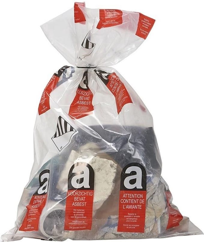25x | Asbestzak supersterke kwaliteit 80x120cm | 25KG | 80L
