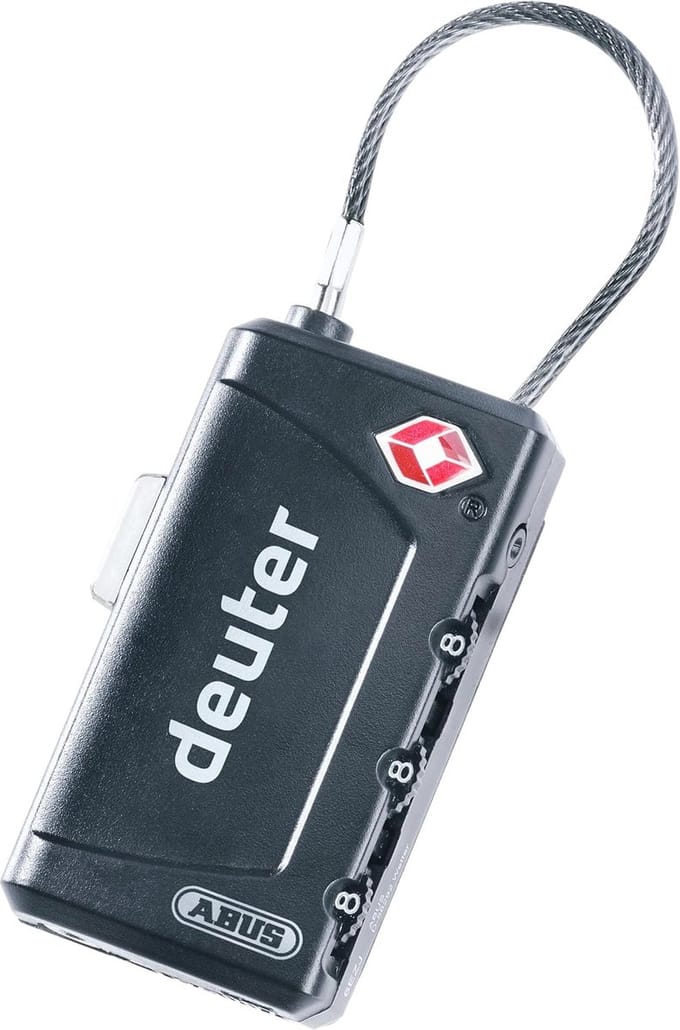 TSA Kabelslot met Cijfercombinatie en Kabelbeugel voor Bagagebeveiliging
