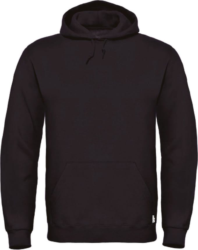 Basic hoodie - zwart - M - soBAD. | Crewneck | 100% Organic | Unisex | Sweater heren | Sweater dames