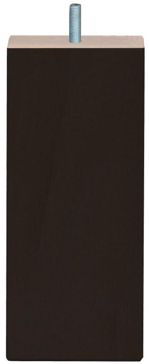 RexaPlan M8 Wengé Draaiende Houten Meubelpoten Set - 16 x 7 x 7 cm - Zwart