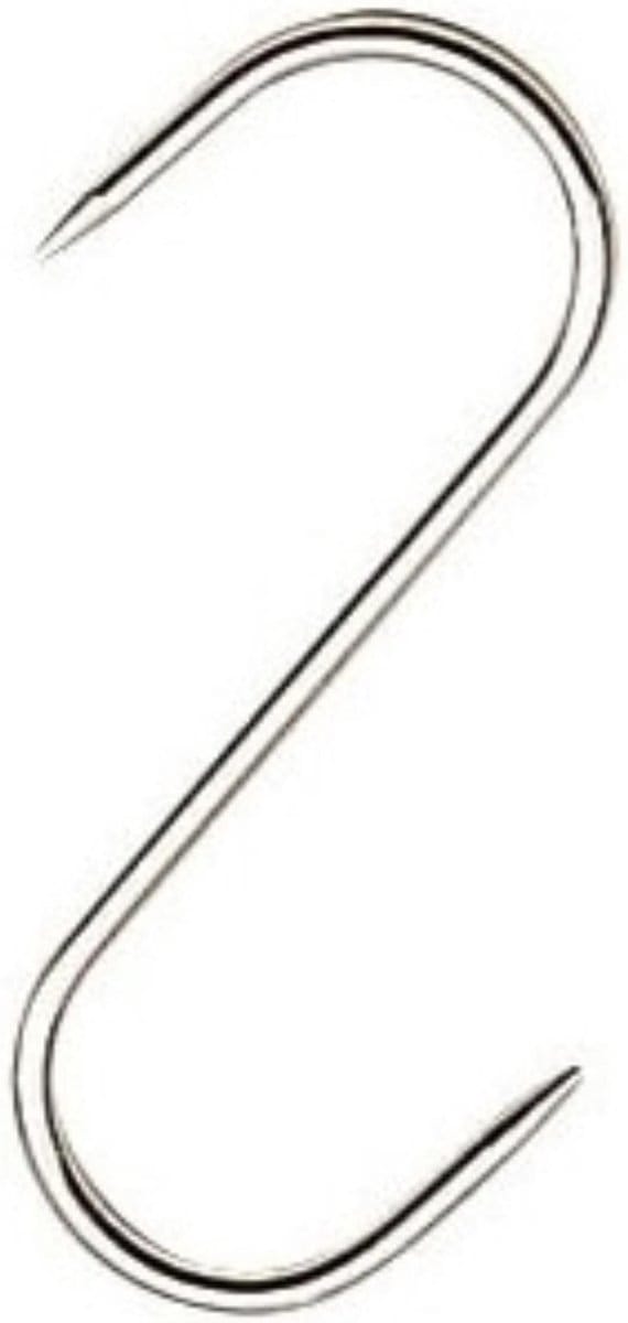 Déglon Duurzame RVS vleeshaak – lichtgewicht en hygiënisch – 14 cm