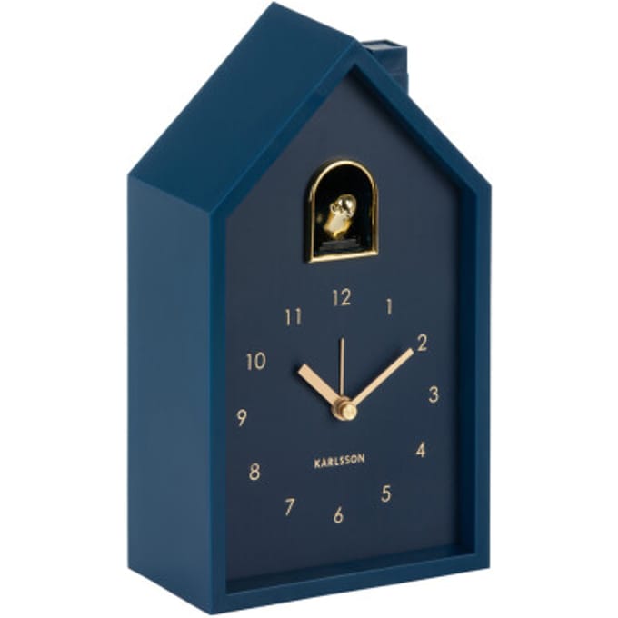 Karlsson wekker modern cuckoo oro donker