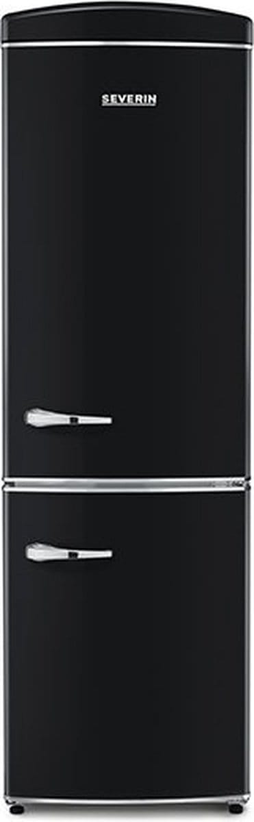 Severin RKG 8998 Retro Combi Koelkast - No Frost - Energieklasse E - Zwart