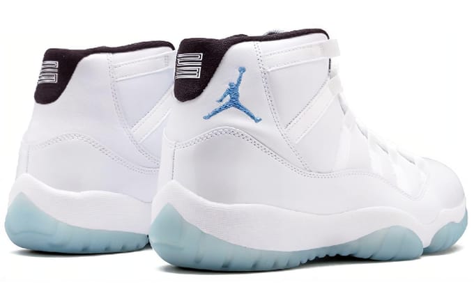Air Jordan 11 Retro 'Legend Blue' 2014 378037-117 42.5 white