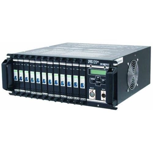 Eurolite DPMX-1216 DMX dimmer 12-kanaals 19 inch bouwvorm