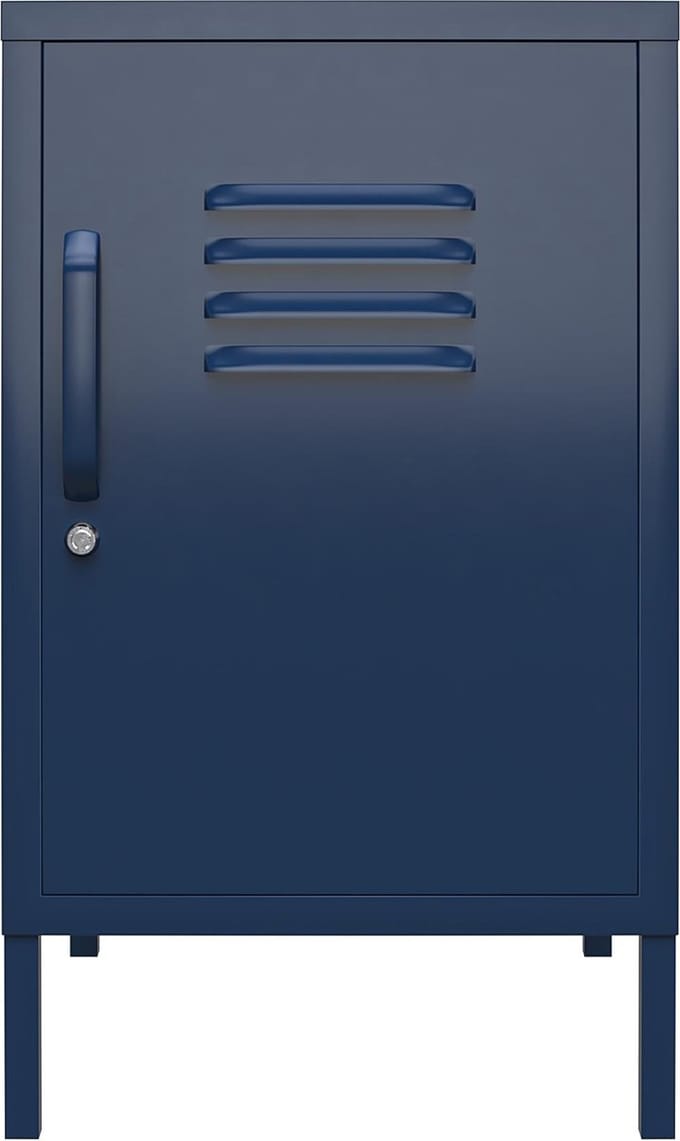 Bradford-Accenttafel - 1-deur - Marine Metaal