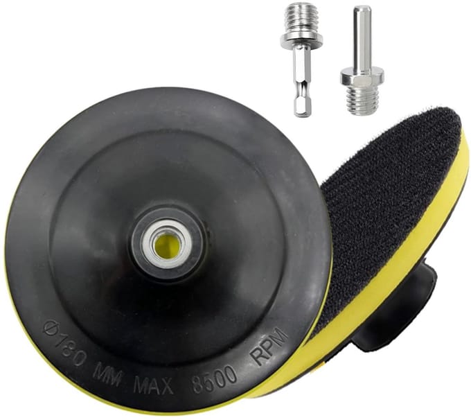 Set van 2 Polijstschijven 180mm met M14 Adapter voor Haakse Slijper