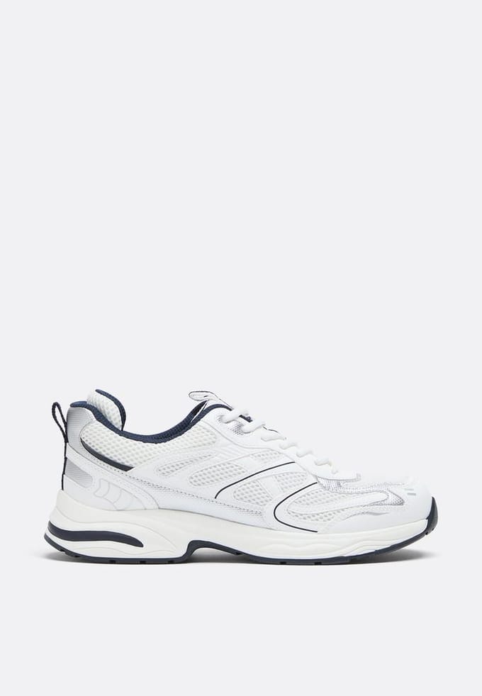Stradivarius Sneakers met detail  WIT 40