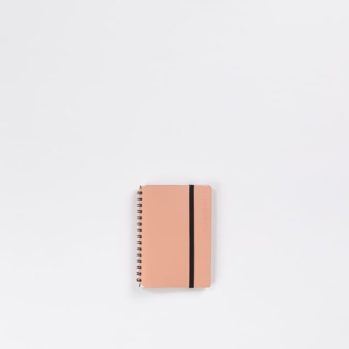 Vacavaliente - Notitieboek A6 - Gerecycled Leer - Roze