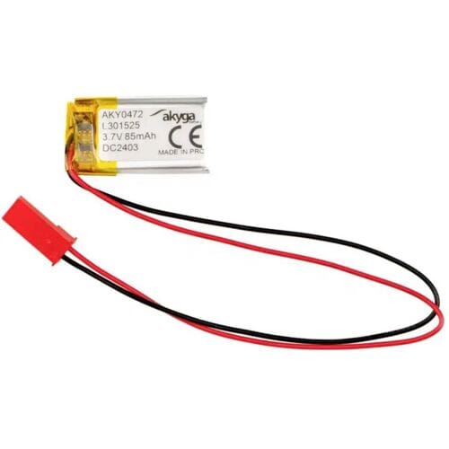 Akyga LP301525 Accupack Batterijgrootte: Speciaal LiPo 3.7 V 85 mAh