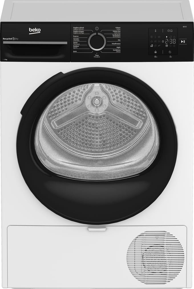 Beko BM3T3824B Wasdroger - Warmtepompdroger - 8 kg - Energielabel B