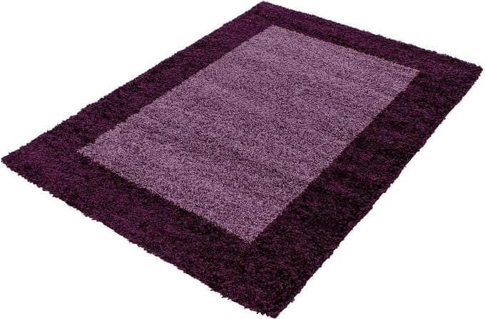 Hoogpolig vloerkleed Life - paars - lila - 300x400 cm