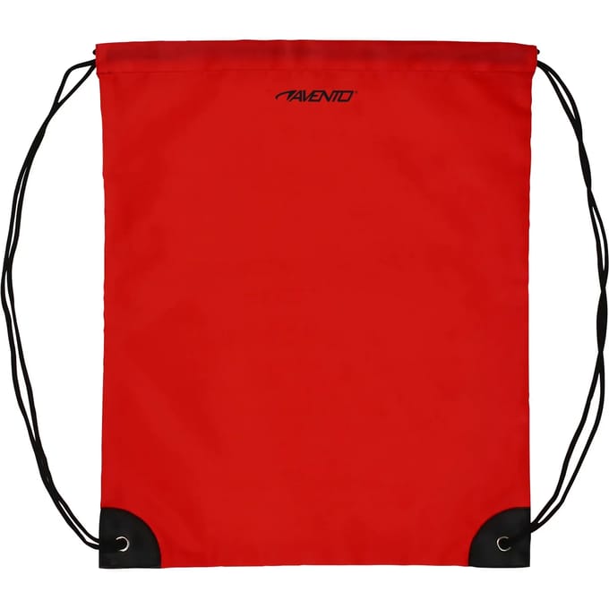 Avento Rugzak met Trekkoorden - Rood - 35 x 43 cm - Verstevigde Hoeken