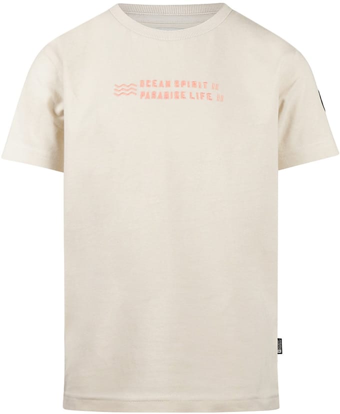 No Way Monday - T-shirt - Backprint - Light Grey - Maat 164