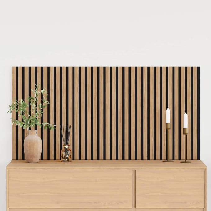 vidaXL - Wandpanelen - 2 - st - 60,5 - x - 60 - cm - Naturel