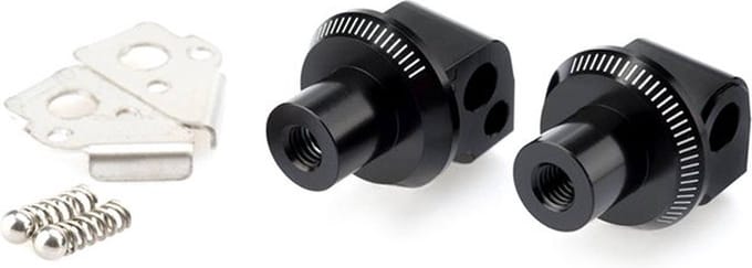 Puig 7243 Passenger Bmw R1200gs 04-12 Voetsteunadapters Zwart