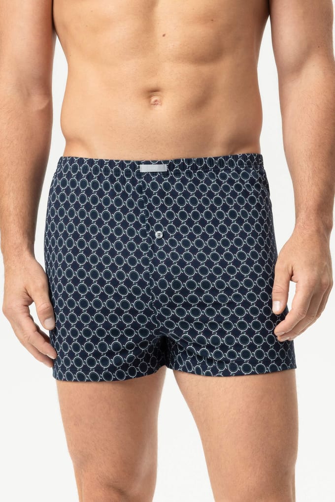 Boxershort Serie Sleek Circles Yacht Blue