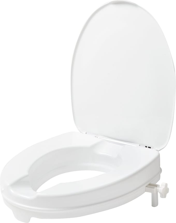 Toiletverhoger Deluxe Secu - met deksel - 6 cm
