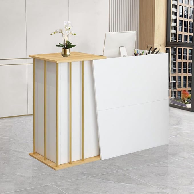 Receptie Balie - Kassatafel Balie - Winkel Ontvangst - Afsluitbare Lade - 100 cm Breed