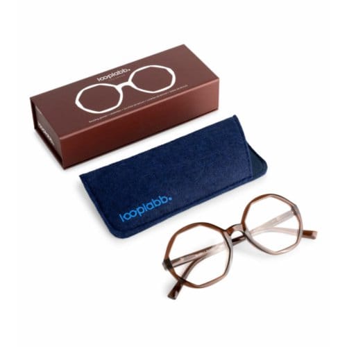 Looplabb leesbril sterkte +2,00 model lolita hazel bruin