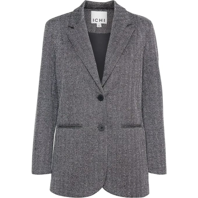 ICHI - IHKATE JACQUARD OVERSIZE BL - Dames - Blazers