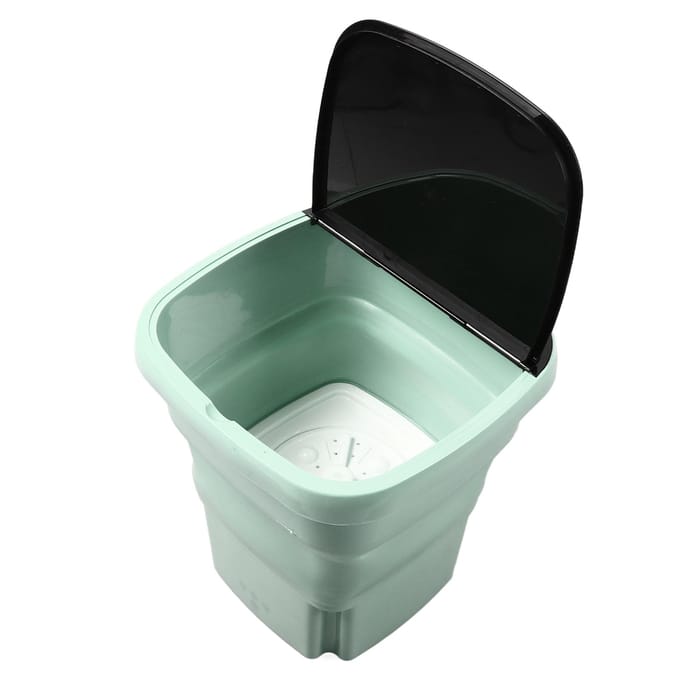 15L Grote Capaciteit Draagbare Wasmachine Opvouwbare Compacte Mini Wasmachine voor Ondergoed oranje/roze