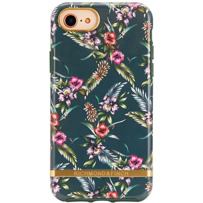 Richmond & Finch Emerald Blossom Mobiele Cover - iPhone 8