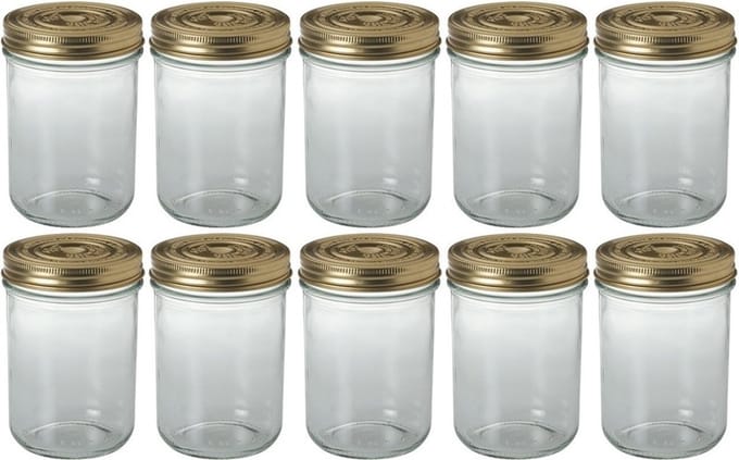 Le Parfait Weckpot/inmaakpot - 10x - met schroefdeksel - 750 ml