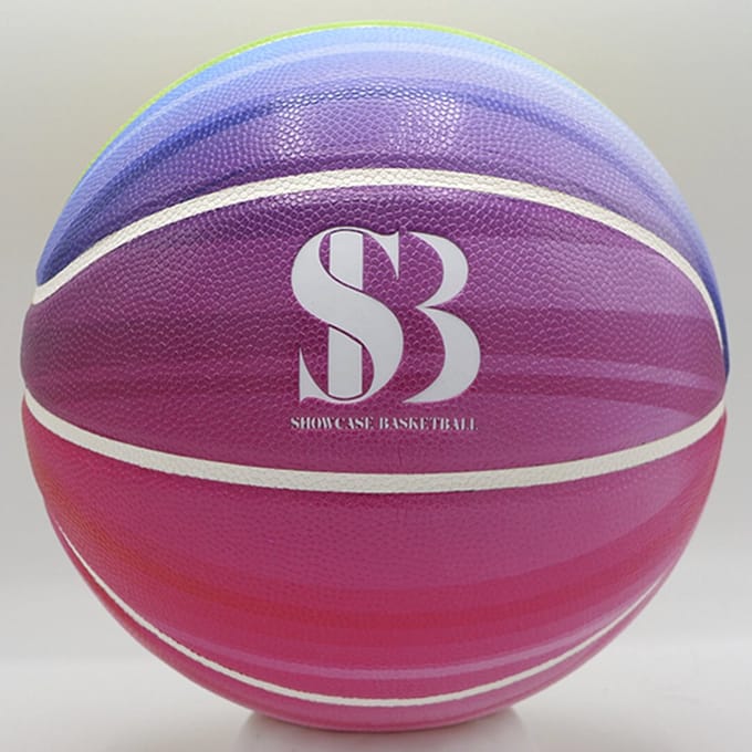 Showcase Basketball Rainbow2.0 - Basketbal - indoor & outdoor - Deep channel maat 5