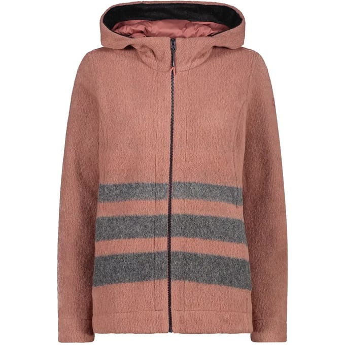 Dames gebreide hoodie met rits CMP