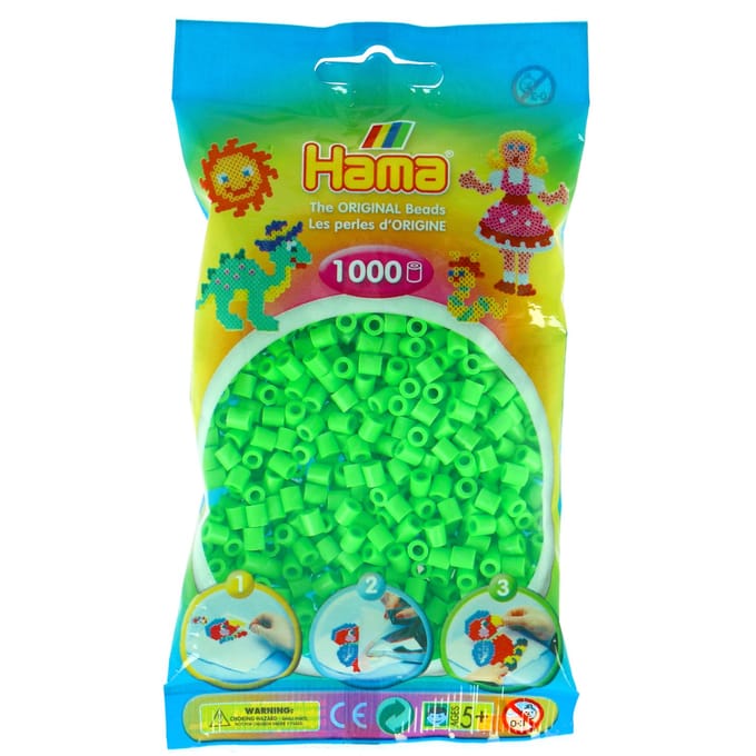 Hama Kralen 1000st nr. 47 pastelgroen Strijkkralen & -parels
