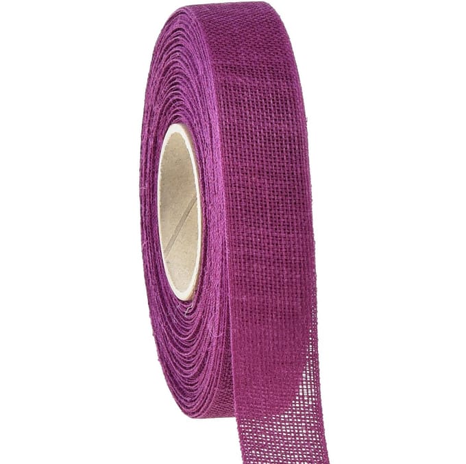 Decoratief lint natuurlijk bessenlinnenlint 25mm 20m
