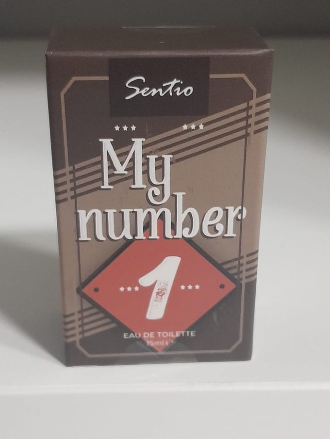 Sentio - mini parfum - My Number 1 - heren - vaderdag - eau de toilette - 15 ml