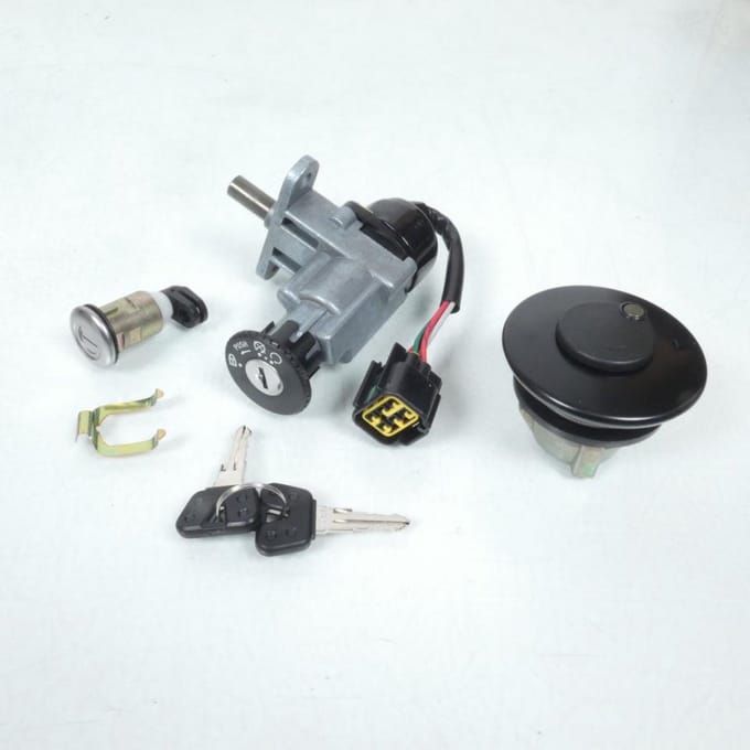Kit serrure Tecnium pour Scooter Keeway 50 F-ACT 2006 à 2011 5 fils Neuf