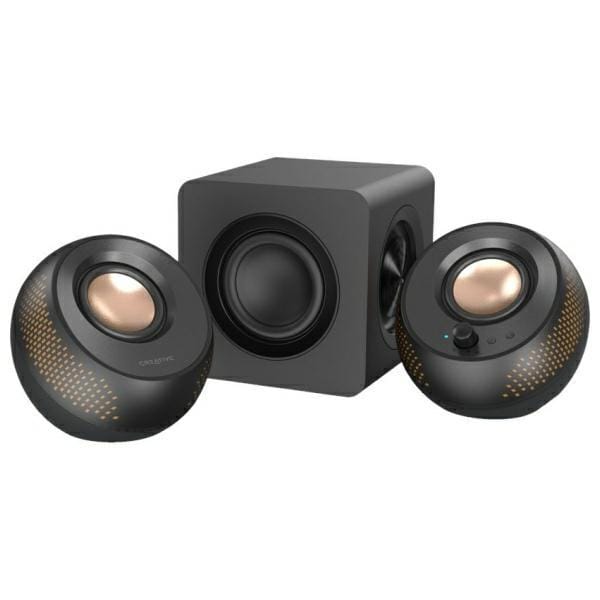 Creative Pebble X Plus - 2.1 Luidsprekersysteem - Zwart - Compact - Subwoofer