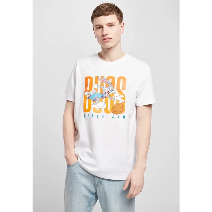 Looney Tunes Space Jam: A New Legacy - Space Jam Big Bugs Playing Heren T-shirt - S - Wit
